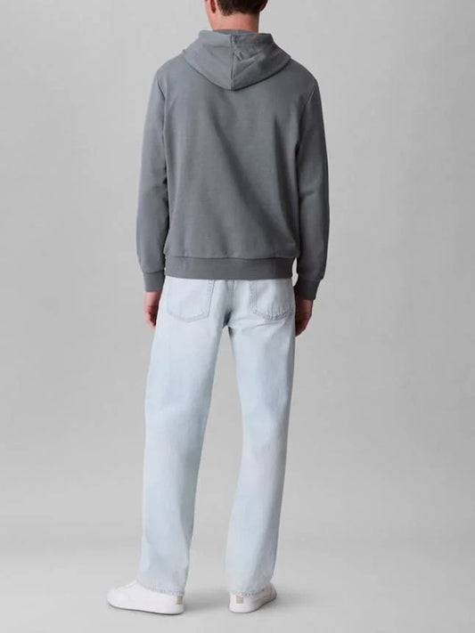 Calvin Klein Felpa Cappuccio Uomo LV04RC283G Grigio