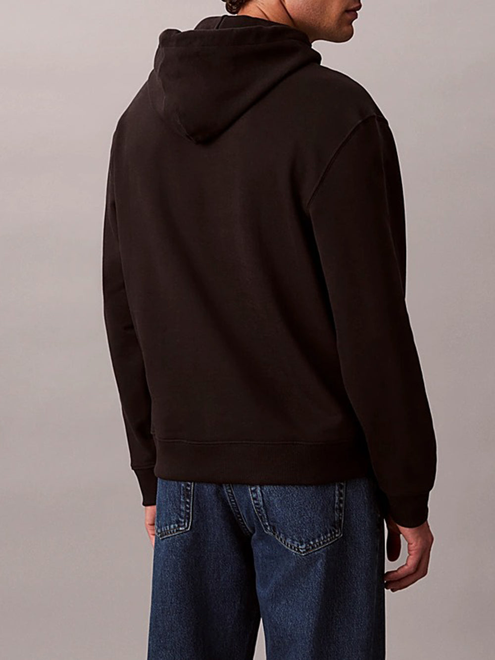 Calvin Klein Felpa Cappuccio Uomo Nero