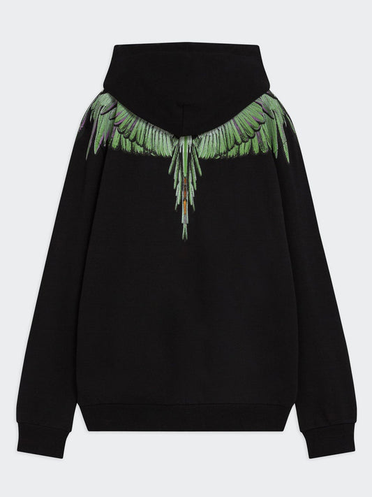 County of Milan Felpa Cappuccio Uomo F5CAMAHS028 Nero