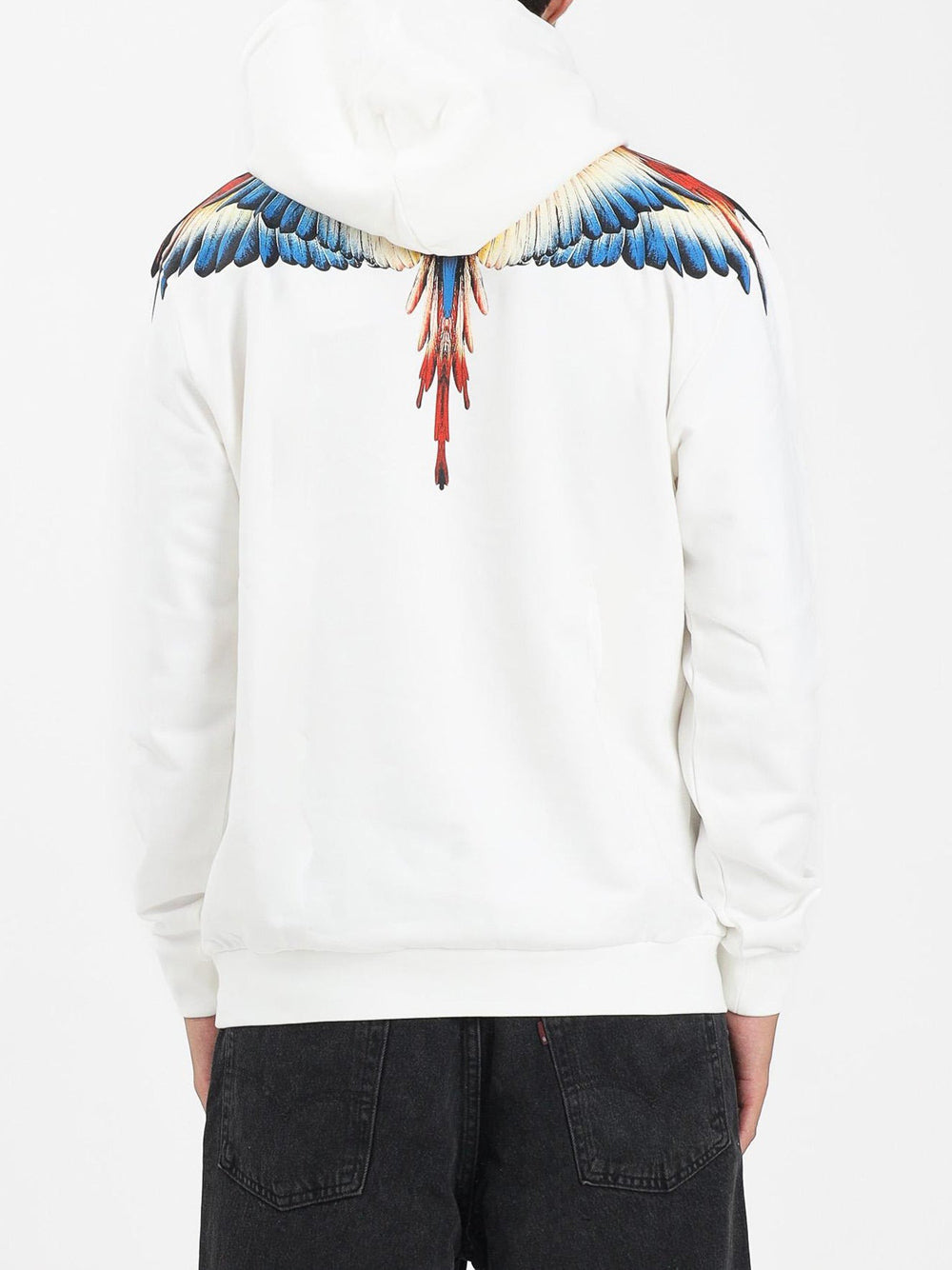 County of Milan Felpa Cappuccio Uomo Crema