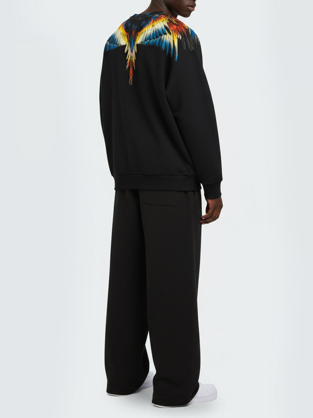 County of Milan Felpa Girocollo Uomo F5CAMASW025 Nero