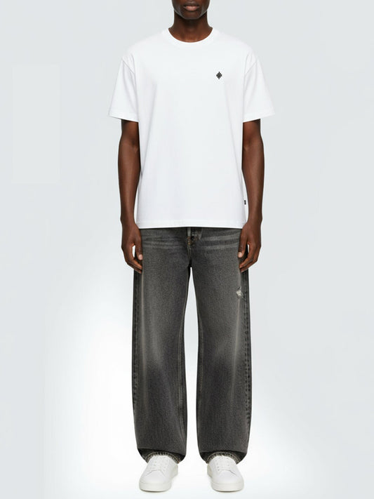 County of Milan T-shirt Uomo F5CAMATH014 Bianco