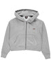 dickies felpa cappuccio donna oakport grigio 5369237