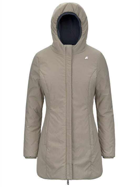 K-way Giubbino Donna Denise St Warm Double Blu