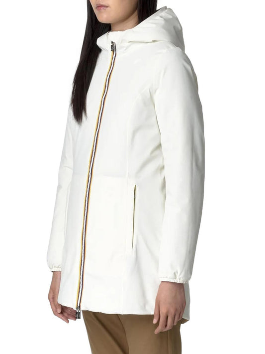K-way Giubbino Donna Denise St Warm Double Bianco Gardenia