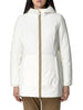 k way giubbino donna denise st warm double bianco gardenia 3356696