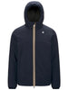 k way giubbino uomo jack st warm double blu scuro 2065098