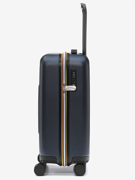 K-way Trolley Unisex Eudoxie Logo Blu scuro