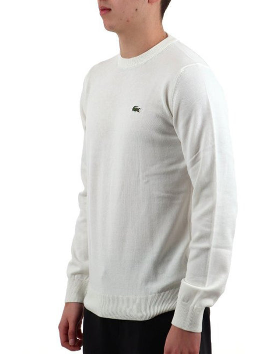 Lacoste Pullover Uomo AH0128 Bianco