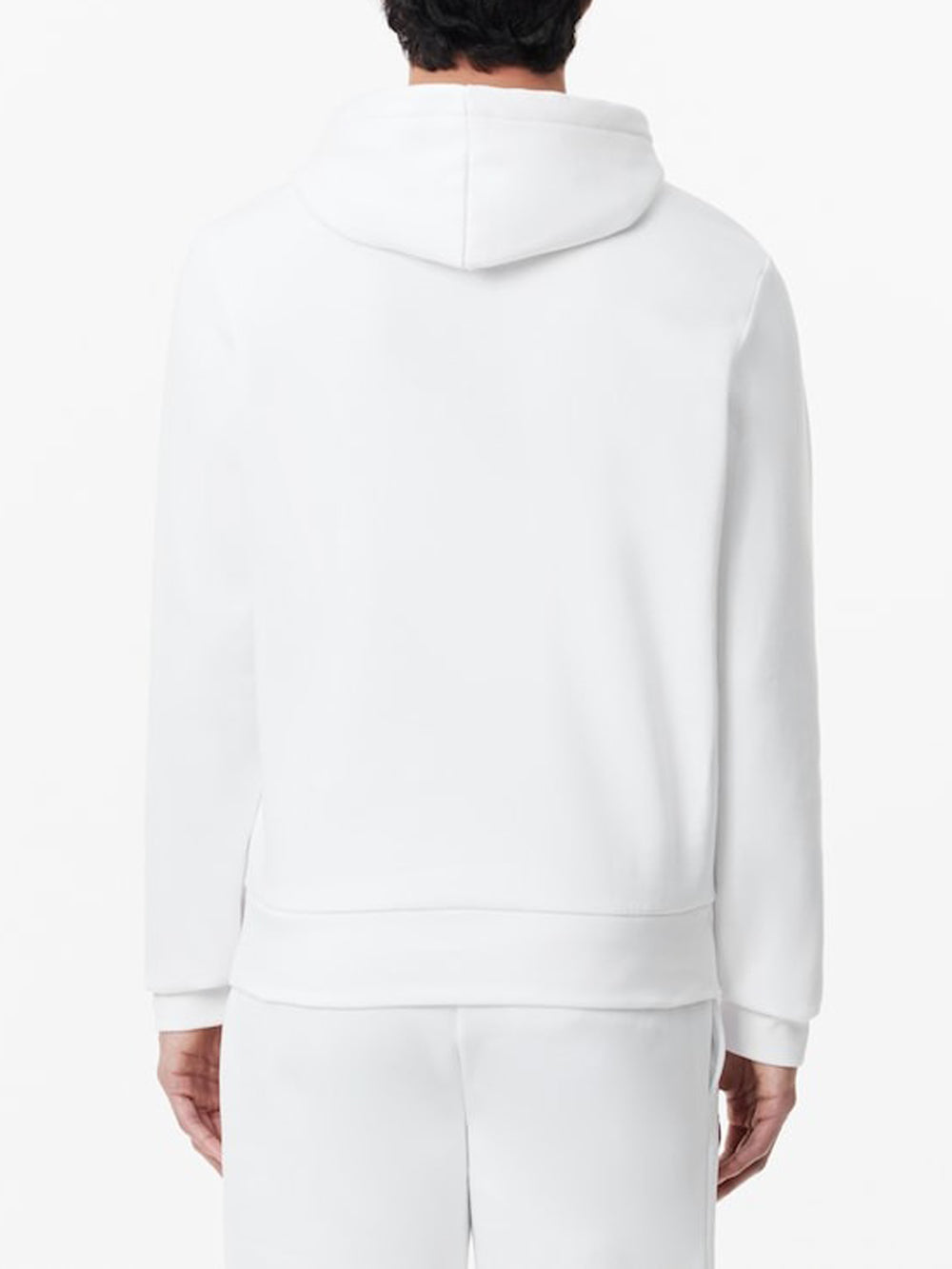 Lacoste Felpa Cappuccio Uomo SH9623 Bianco
