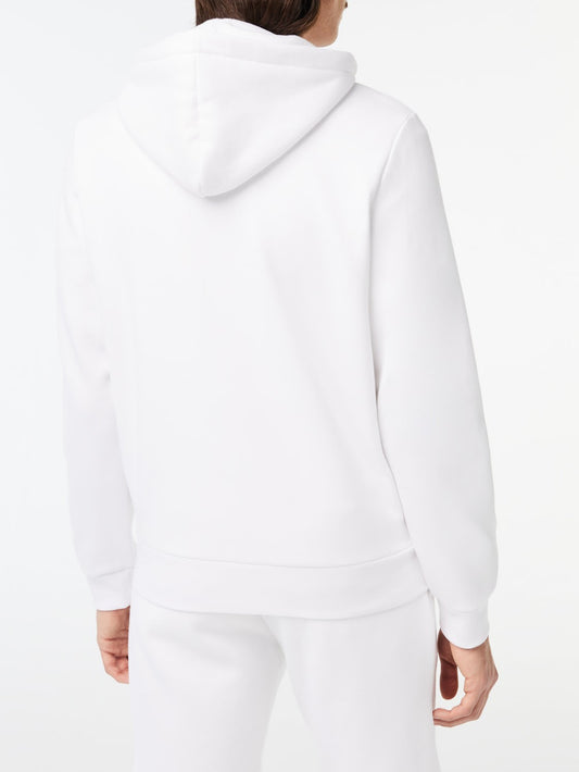 Lacoste Felpa con Zip Uomo SH9626 Bianco