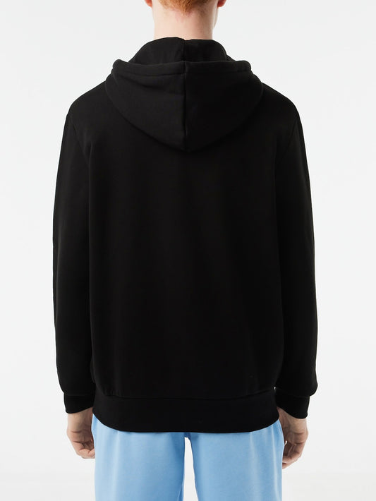 Lacoste Felpa con Zip Uomo SH9626 Nero