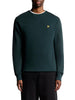 lyle scott felpa girocollo uomo verde militare 3862942