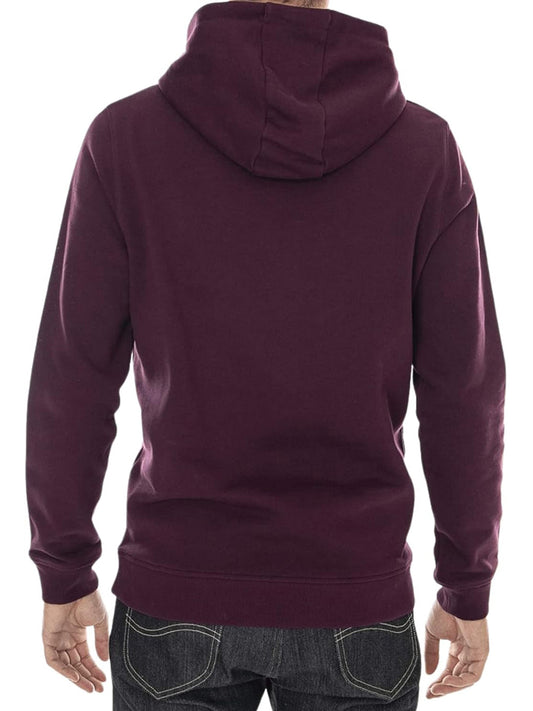 Lyle & Scott Felpa Cappuccio Uomo Bordeaux
