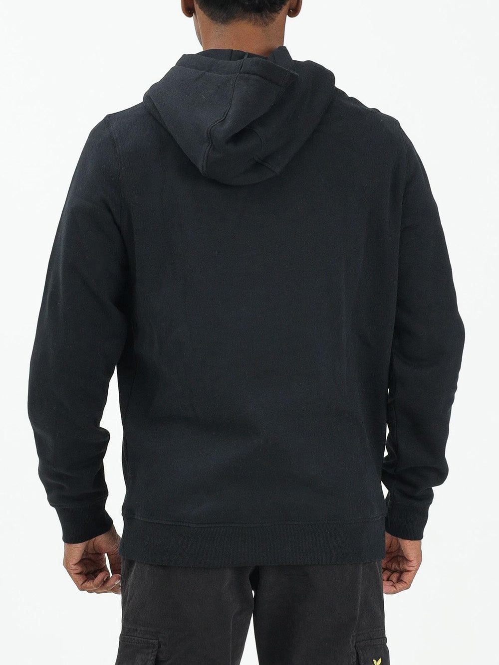 Lyle & Scott Felpa Cappuccio Uomo Nero