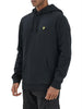 lyle scott felpa cappuccio uomo nero 9354093