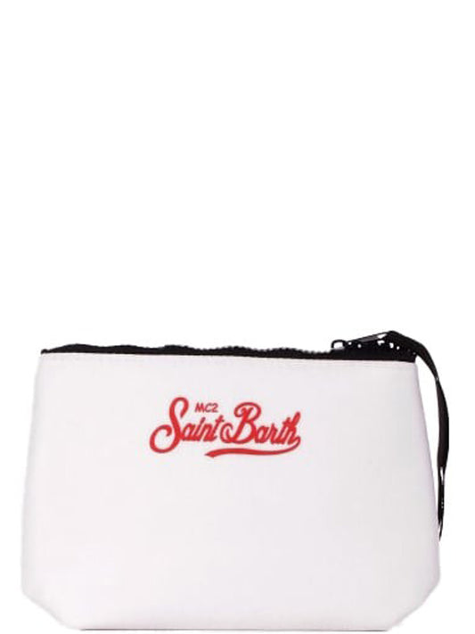 MC2 Saint Barth Borsa Pochette Unisex Bianco
