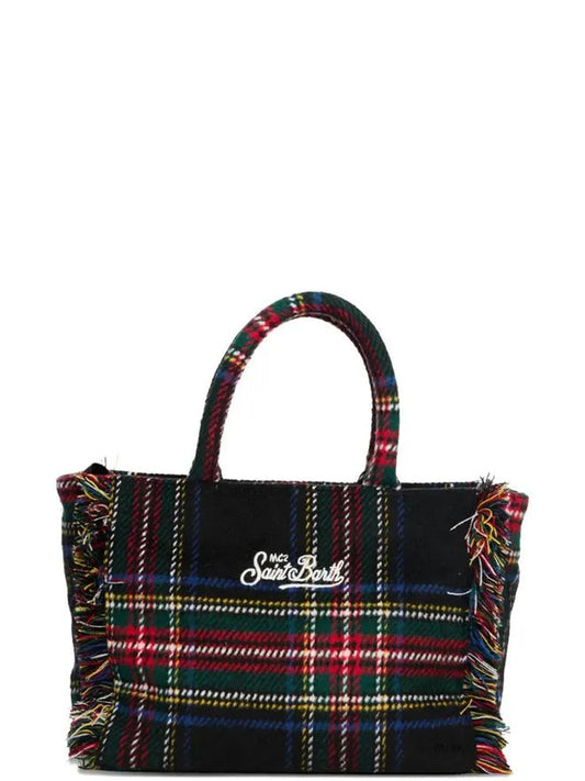 MC2 Saint Barth Borsa a Mano Donna Colette Wool Tartan