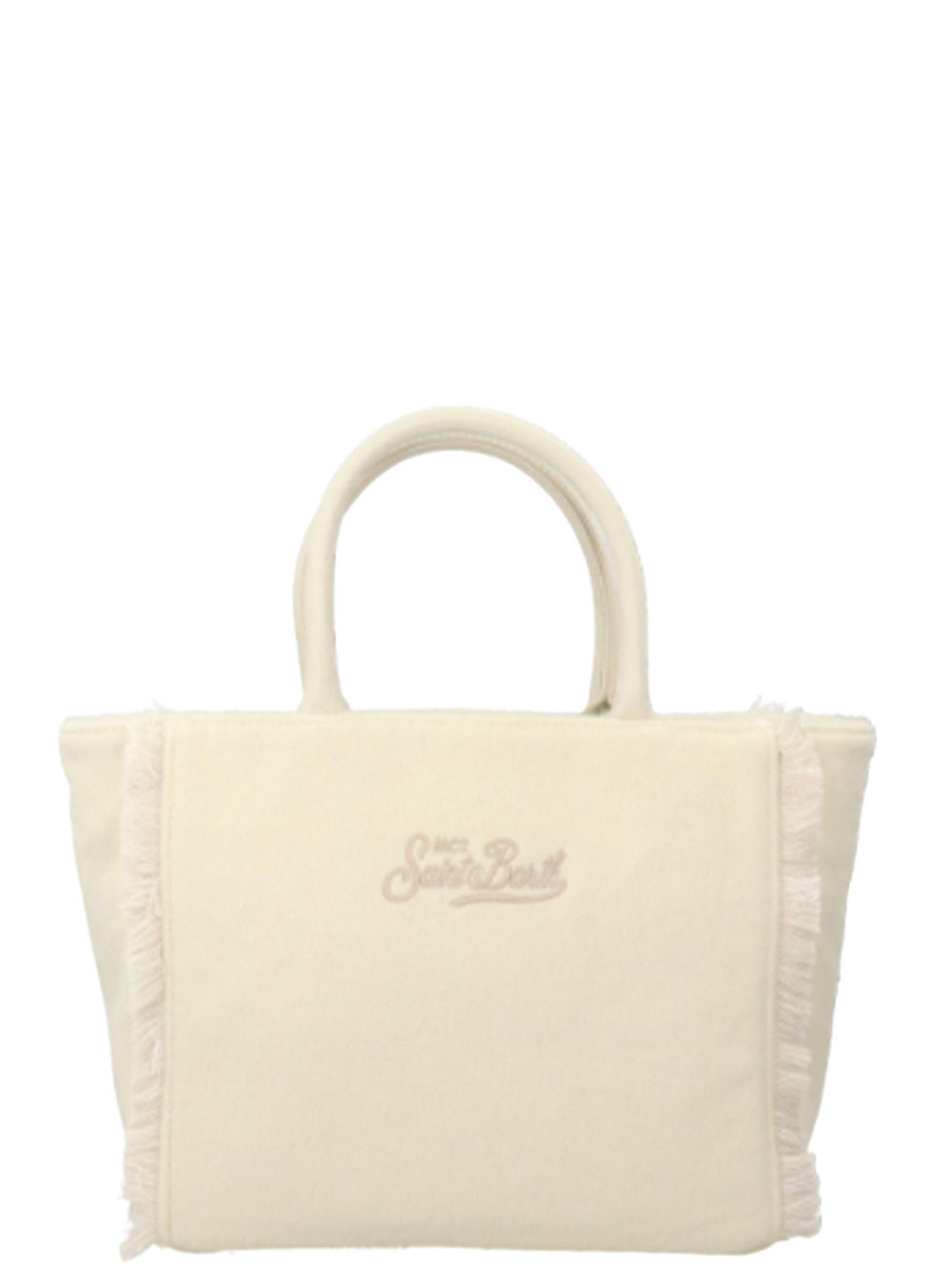 MC2 Saint Barth Borsa a Mano Donna Colette Felt Bianco ottico