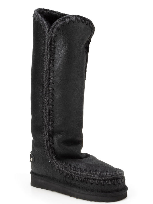 MOU Stivali Donna Eskimo 40 Rhinestones Nero