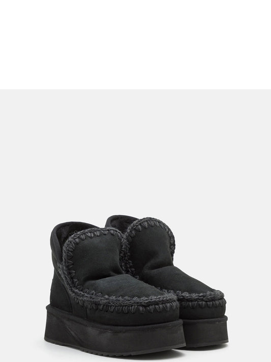 MOU Stivaletti Donna Mini Eskimo Nero