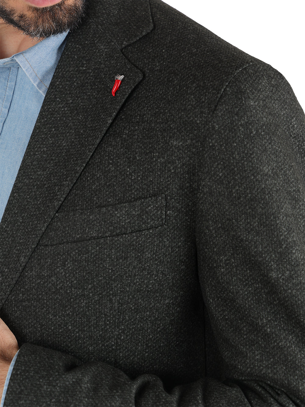 Mulish Giacca Uomo micro fantasia Verde