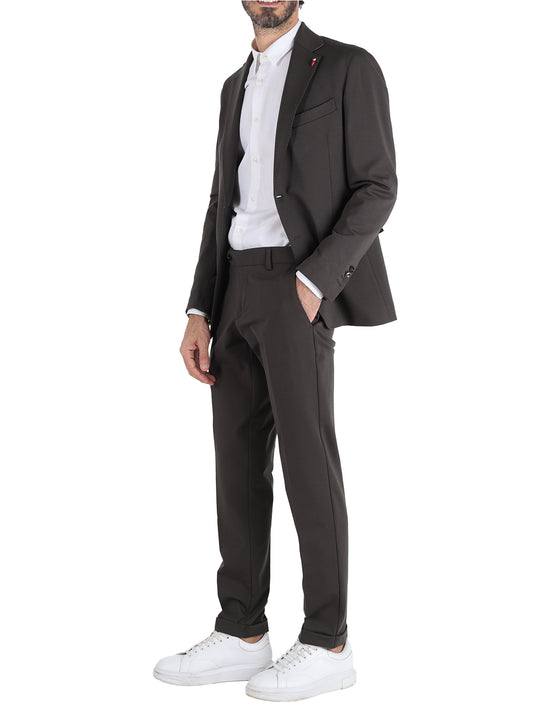 Mulish Abito Casual Uomo mono petto Verde militare