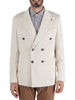 mulish giacca uomo doppio petto panna 2830149