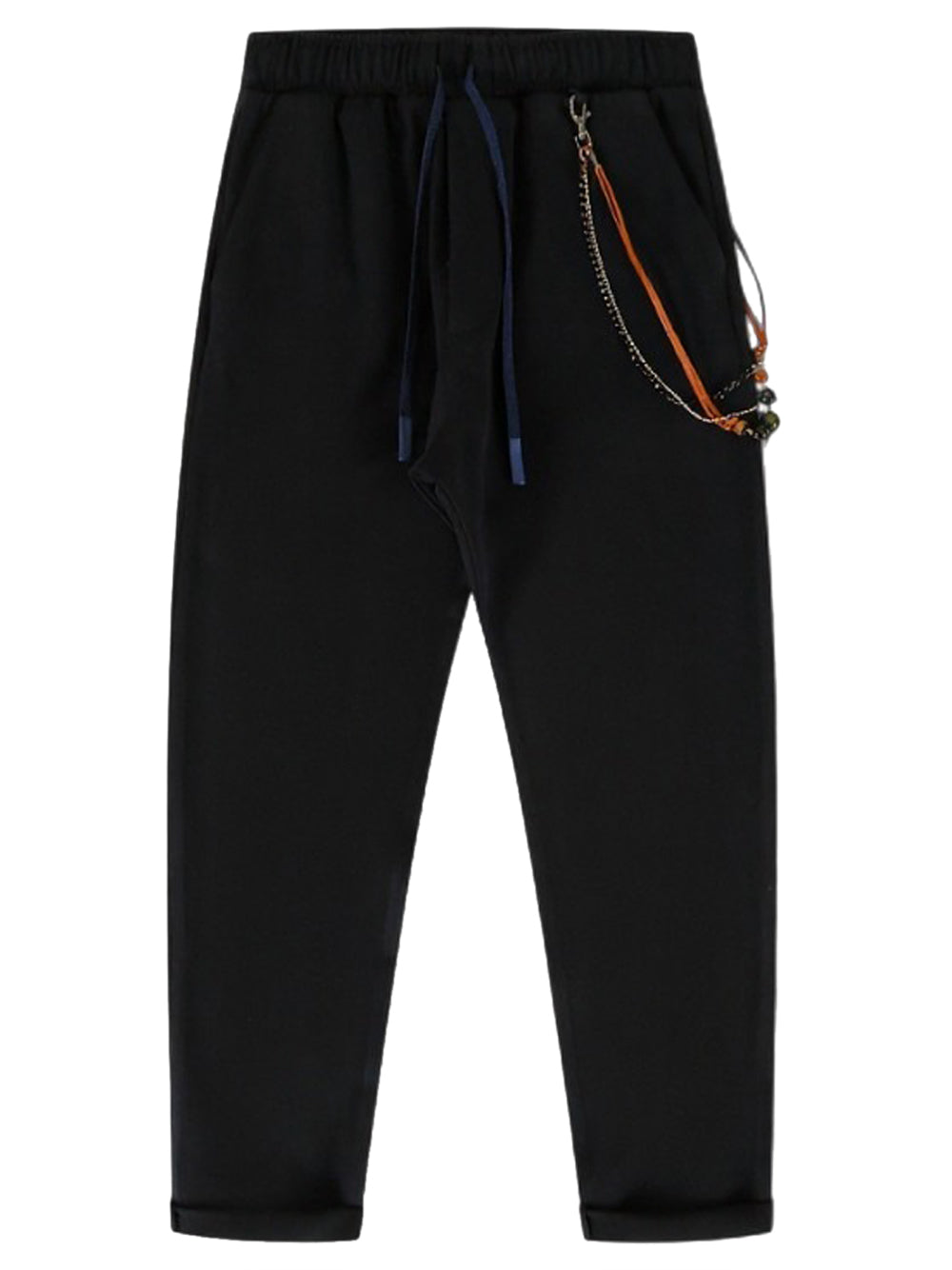 Over-D Pantalone Casual Uomo Nero