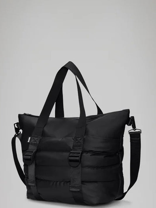 Borsa a Mano Unisex Puffer Mix Tote Nero