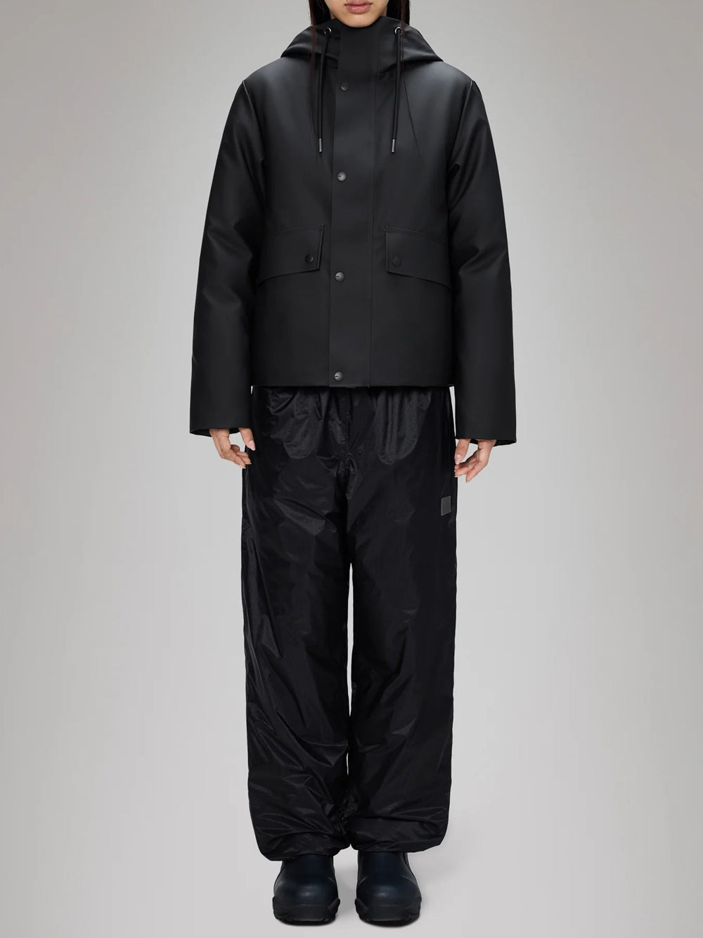 Giubbino Donna Nome Short Parka Nero