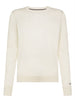 sun68 maglia donna sweater basic l s bianco panna 3450582