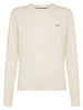 sun68 maglia donna sweater solid warm l s bianco panna 5860560