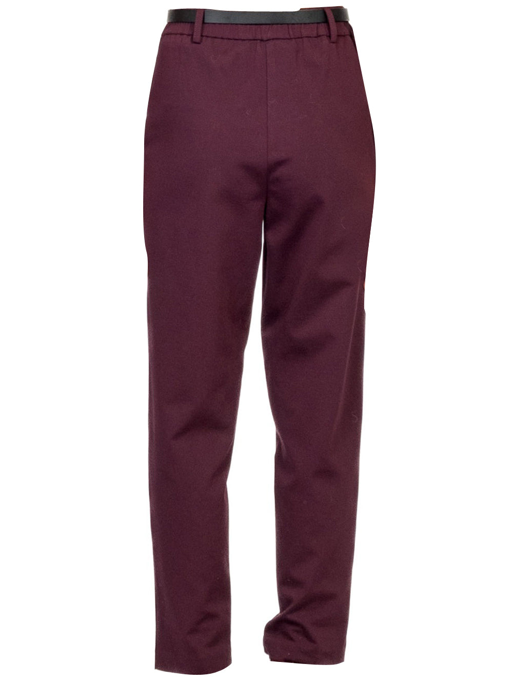 Tensione In Pantalone Casual Donna Bordeaux