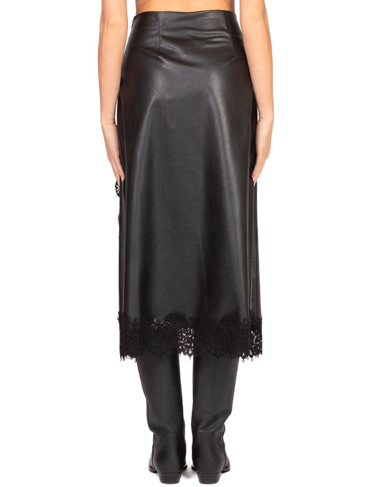 Tensione In Gonna Midi Donna Nero