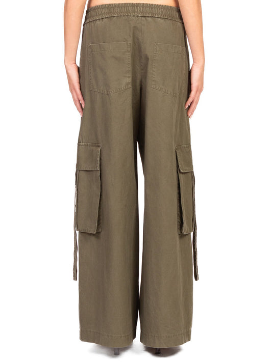 Tensione In Pantalone Casual Donna Verde militare