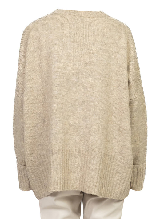 Tensione In Maglia Donna Beige