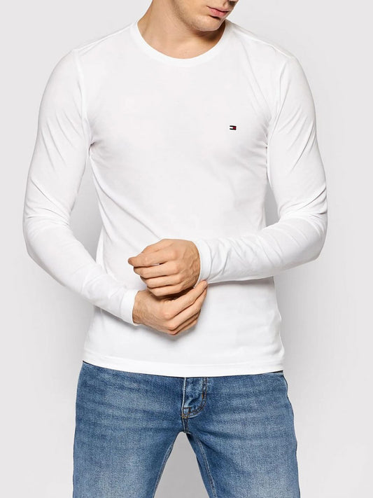 Tommy Hilfiger Maglia Uomo MW0MW10804 Bianco