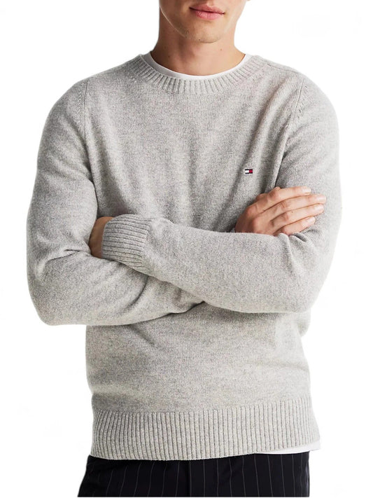 Tommy Hilfiger Maglia Uomo Grigio Chiaro