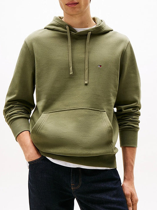 Tommy Hilfiger Felpa Cappuccio Uomo MW0MW37235 Verde