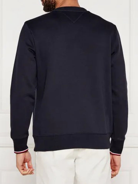 Tommy Hilfiger Felpa Girocollo Uomo MW0MW37471 Blu