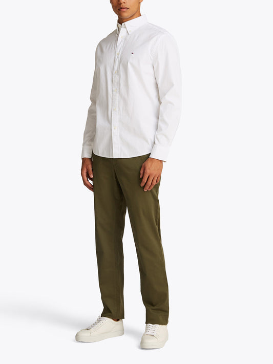 Tommy Hilfiger Camicia Elegante Uomo MW0MW39988 Bianco