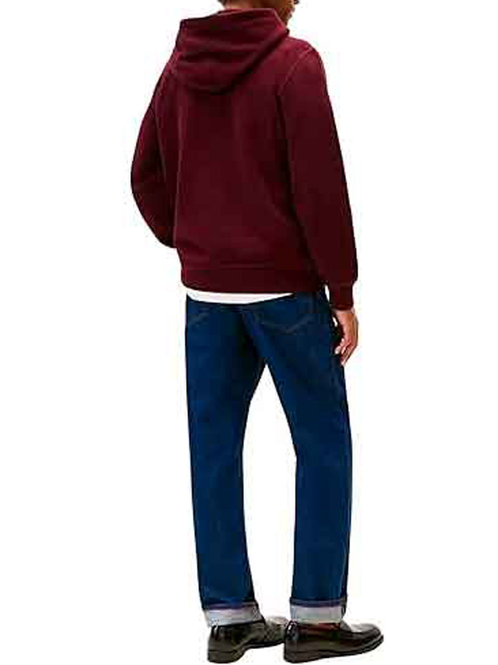 Tommy Hilfiger Felpa Cappuccio Uomo MW0MW39997 Rosso