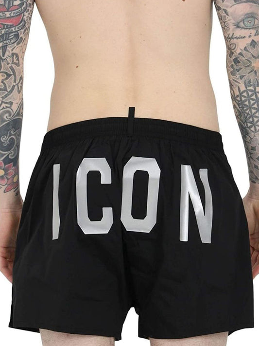 Shorts Mare Uomo Nero
