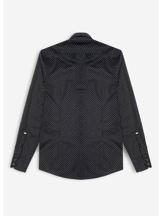 Camicia Casual Uomo Nero