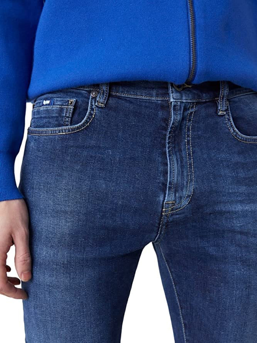 Jeans Regular Uomo Blu