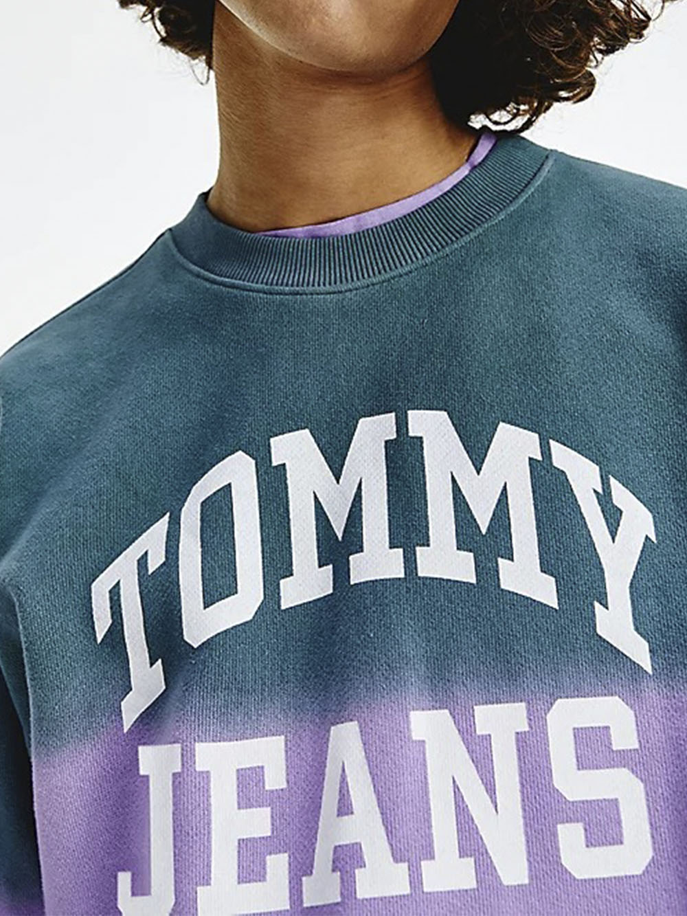 Felpa Girocollo Uomo Viola