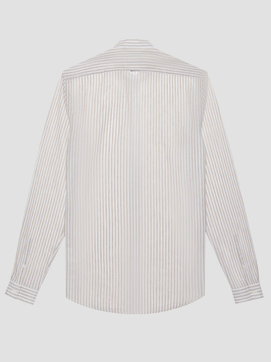 Camicia Casual Uomo Seoul Slim Fit Beige