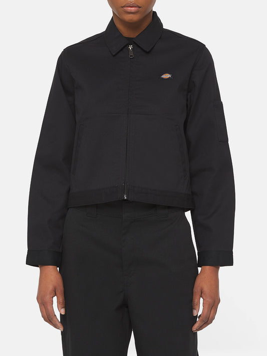 Piumino Donna Unlined Cropped Nero