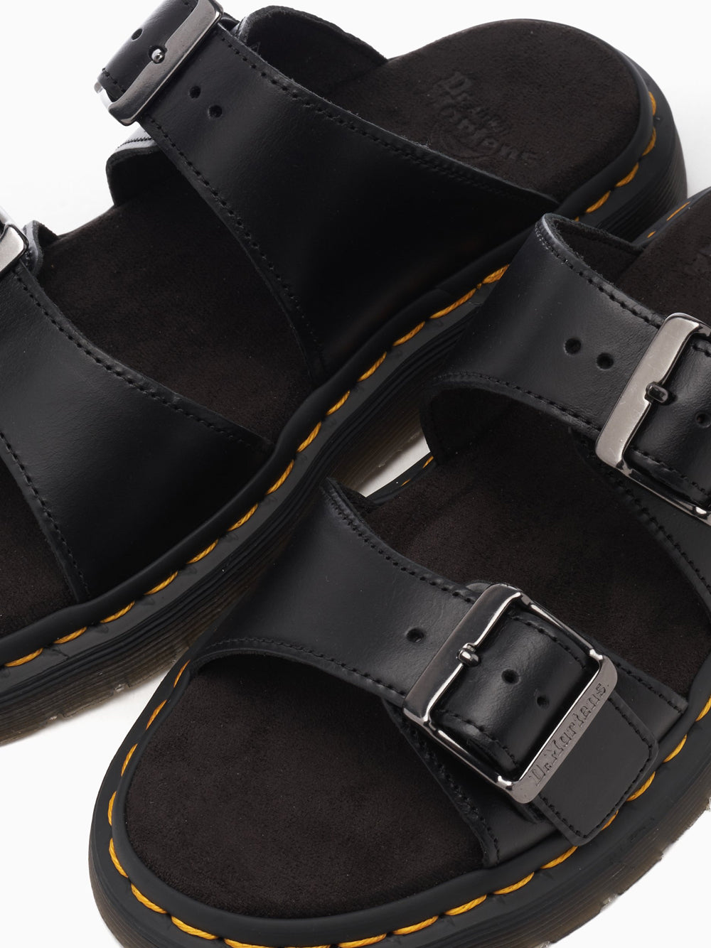 Sandalo Unisex Black Analine Nero